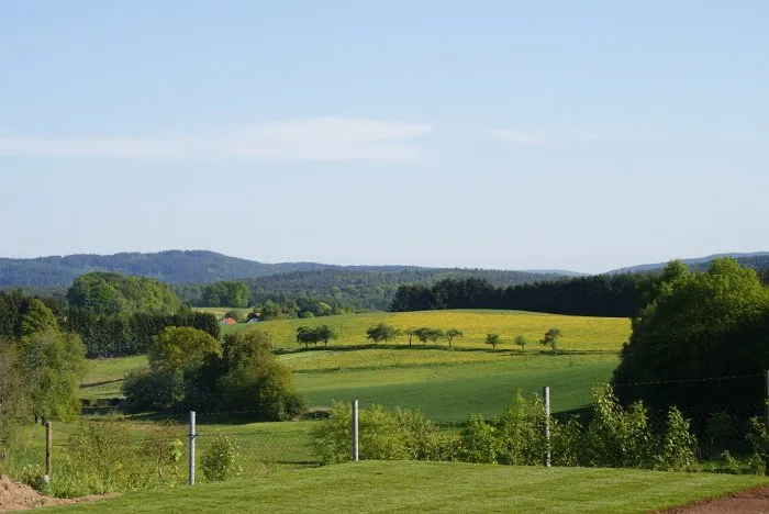 Blick vom neuen Touristenplatz ins Tal