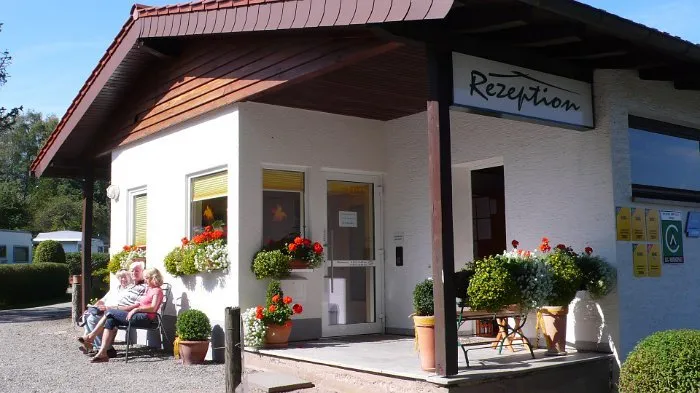 Rezeption des Camping Park Hammelbach